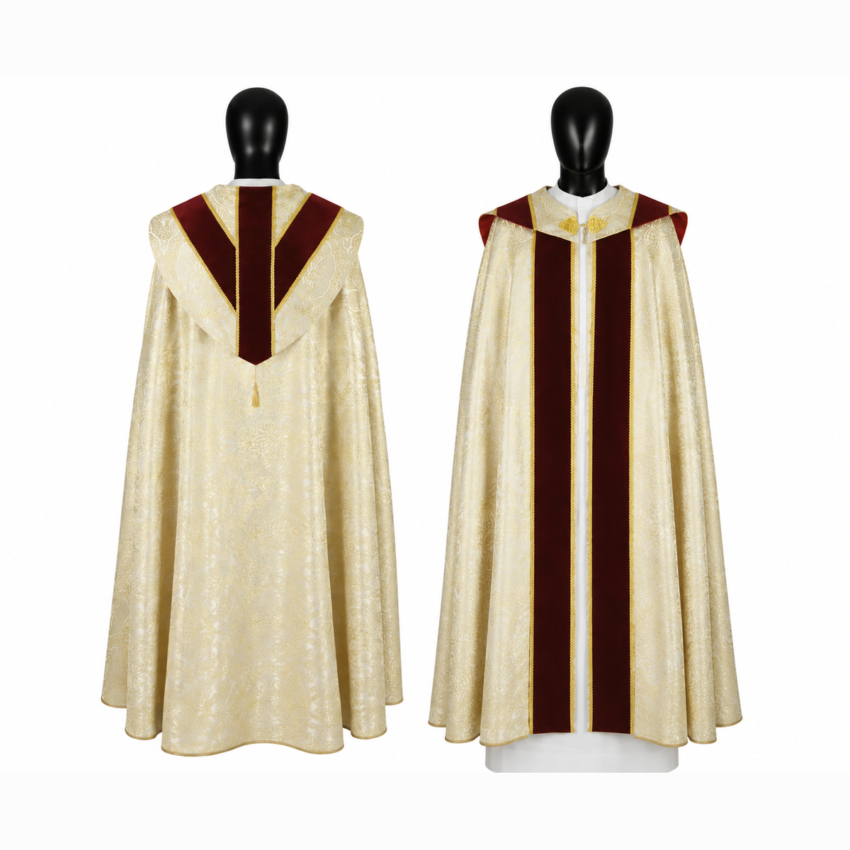 Semi-Gothic Cope, Cream