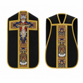 Roman Chasuble with the Holy Trinity Black