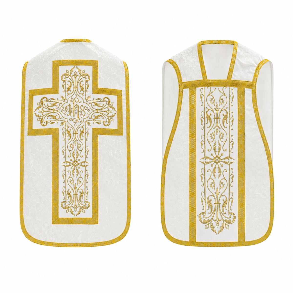 Roman Chasuble, White