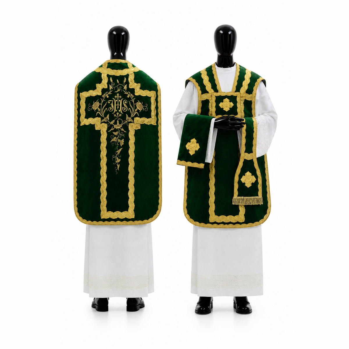 Roman Chasuble Green