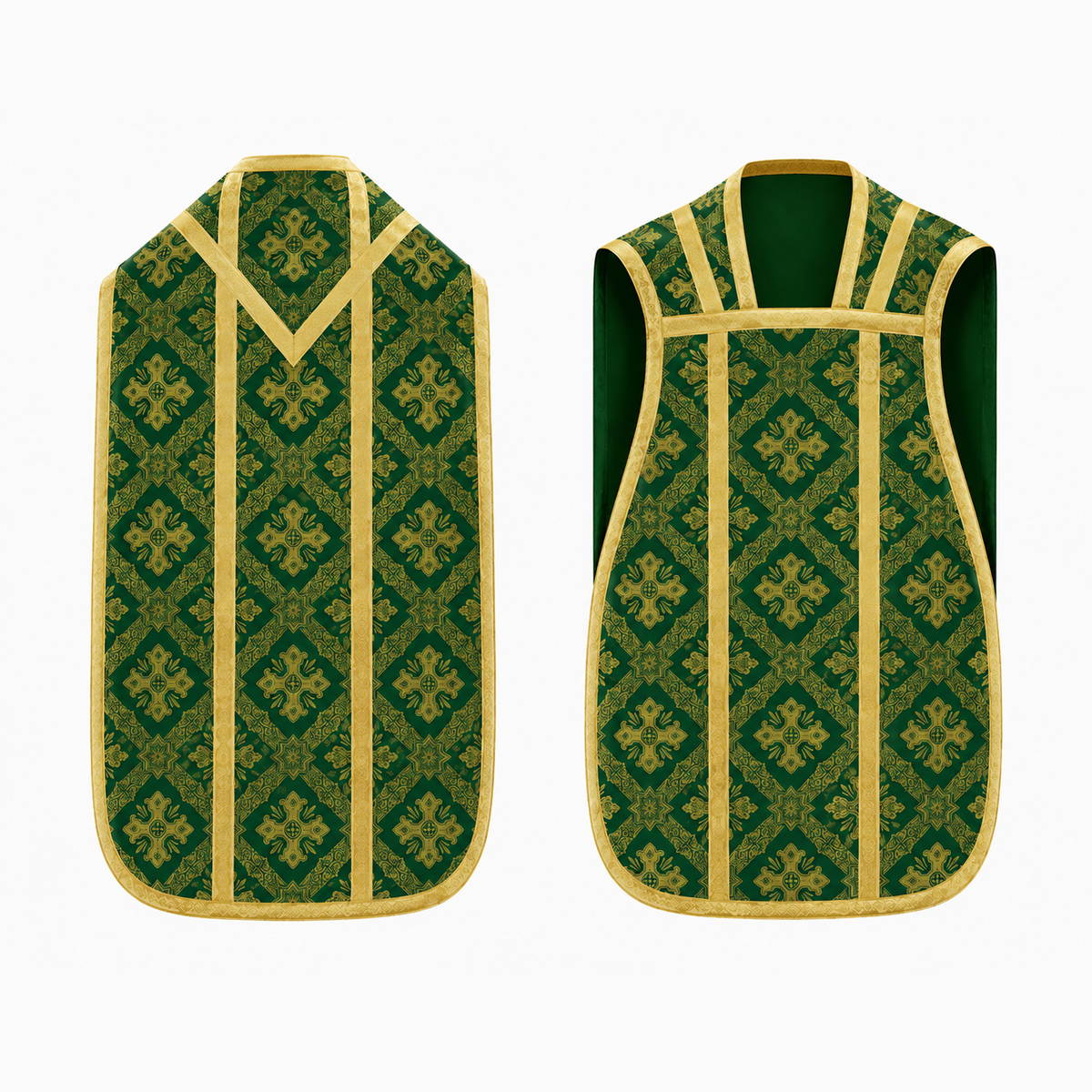 Roman Chasuble Green