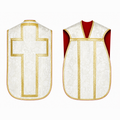 Roman chasuble with a white cross