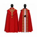 Red Semi-Gothic Cope