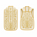 Roman chasuble with embroidery Cream