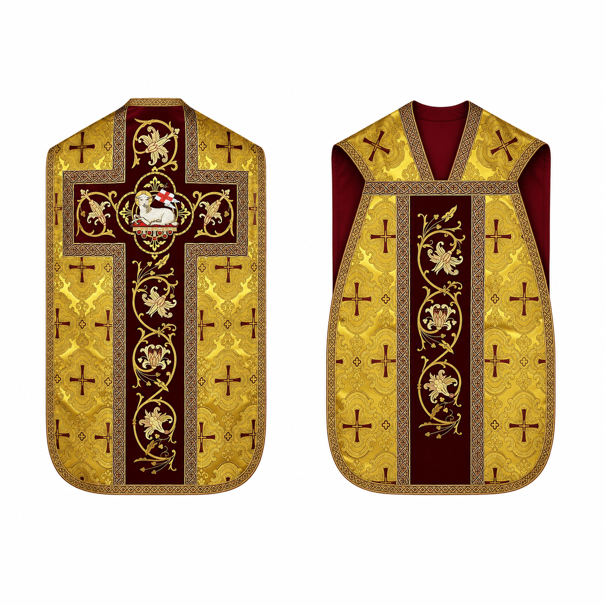 Roman chasuble Gold