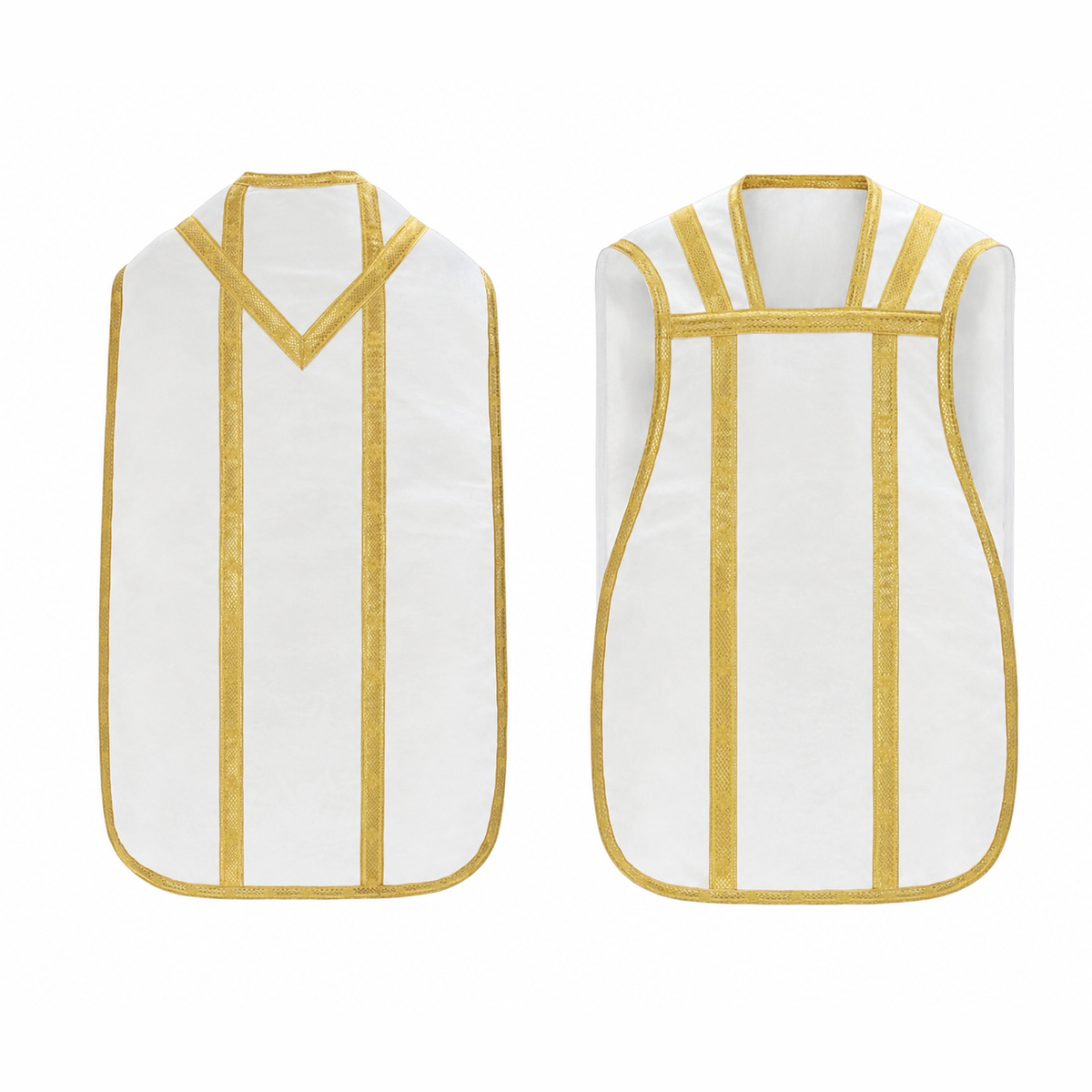 Roman Chasuble, White