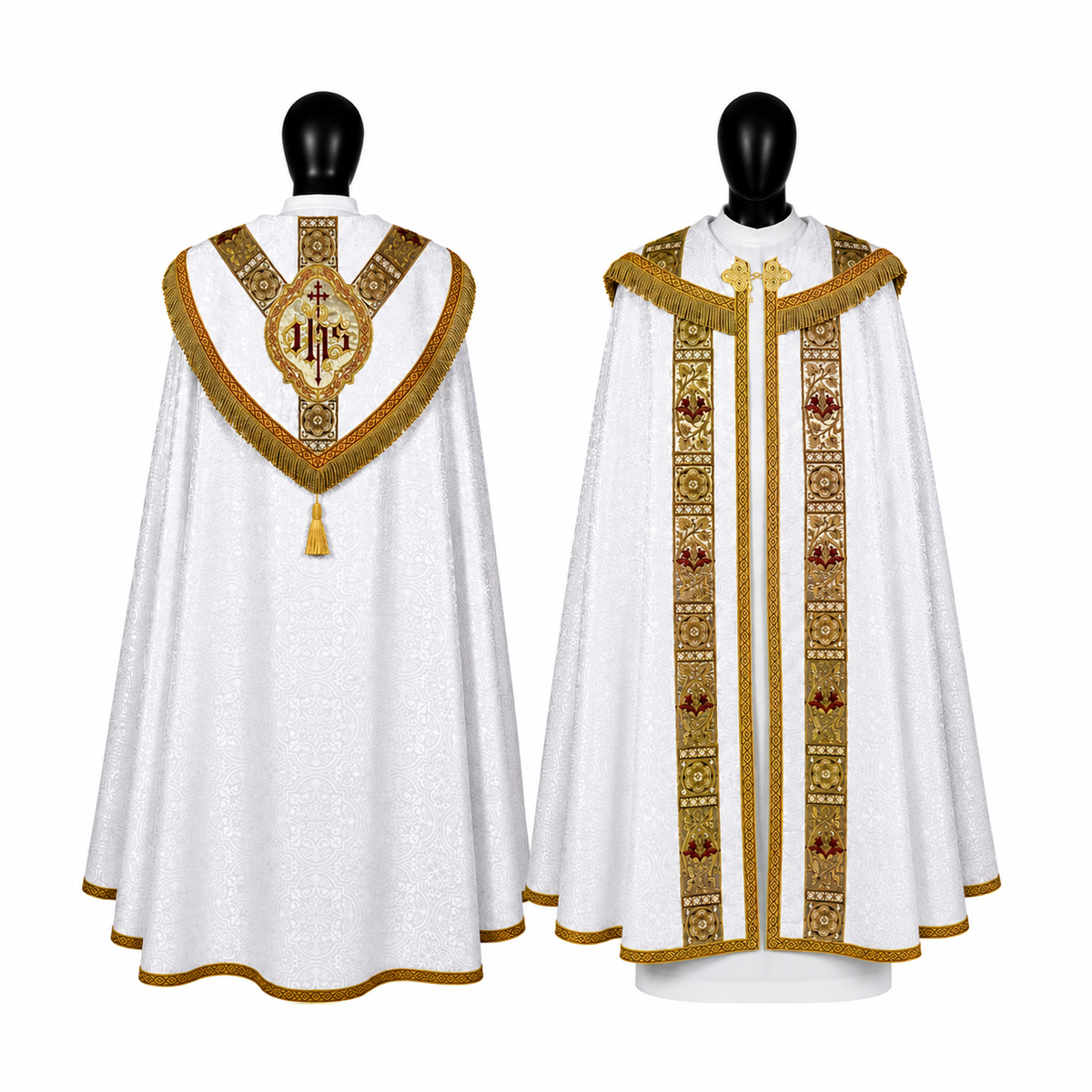 Semi-Gothic Cope White