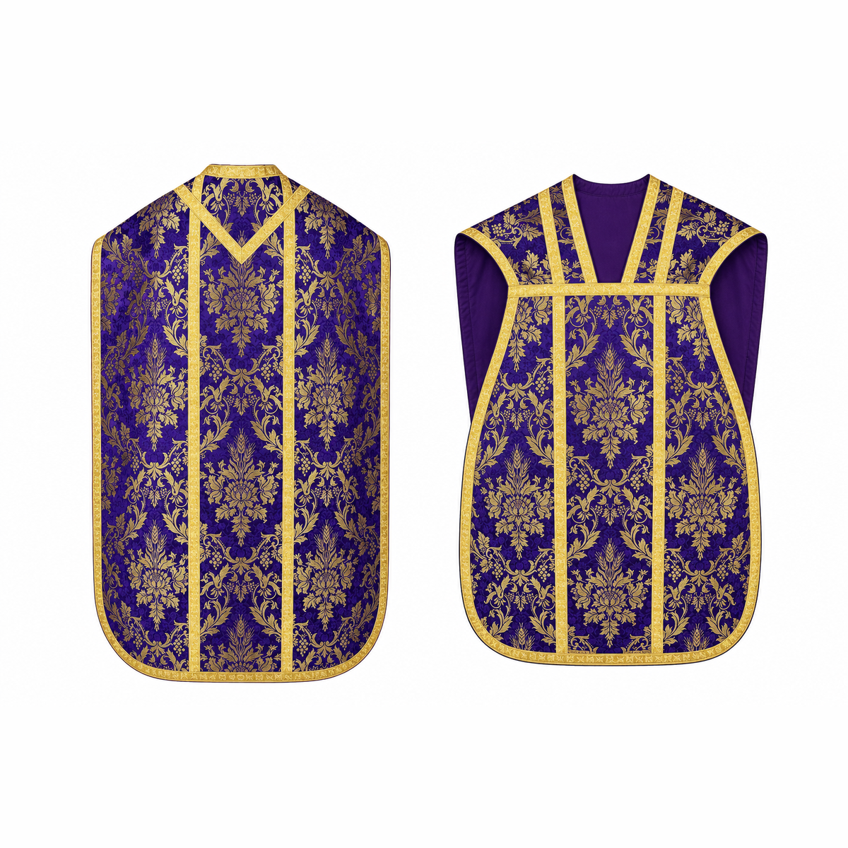 Roman Chasuble Purple