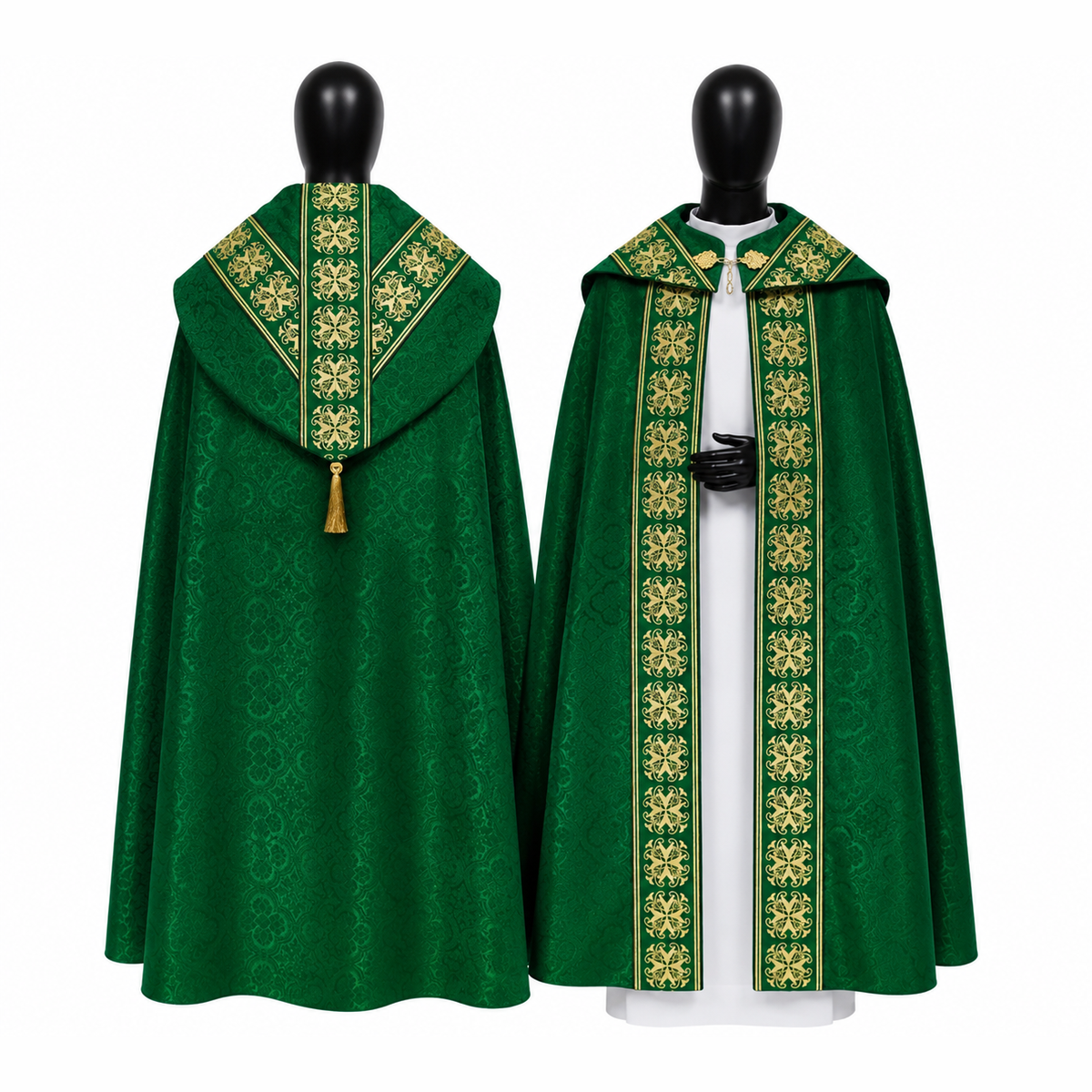 Green Semi-Gothic Cope