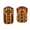 Roman chasuble with cross Red