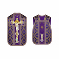 Roman Chasuble "Crucifixion" Violet