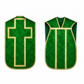 Roman chasuble with cross Green