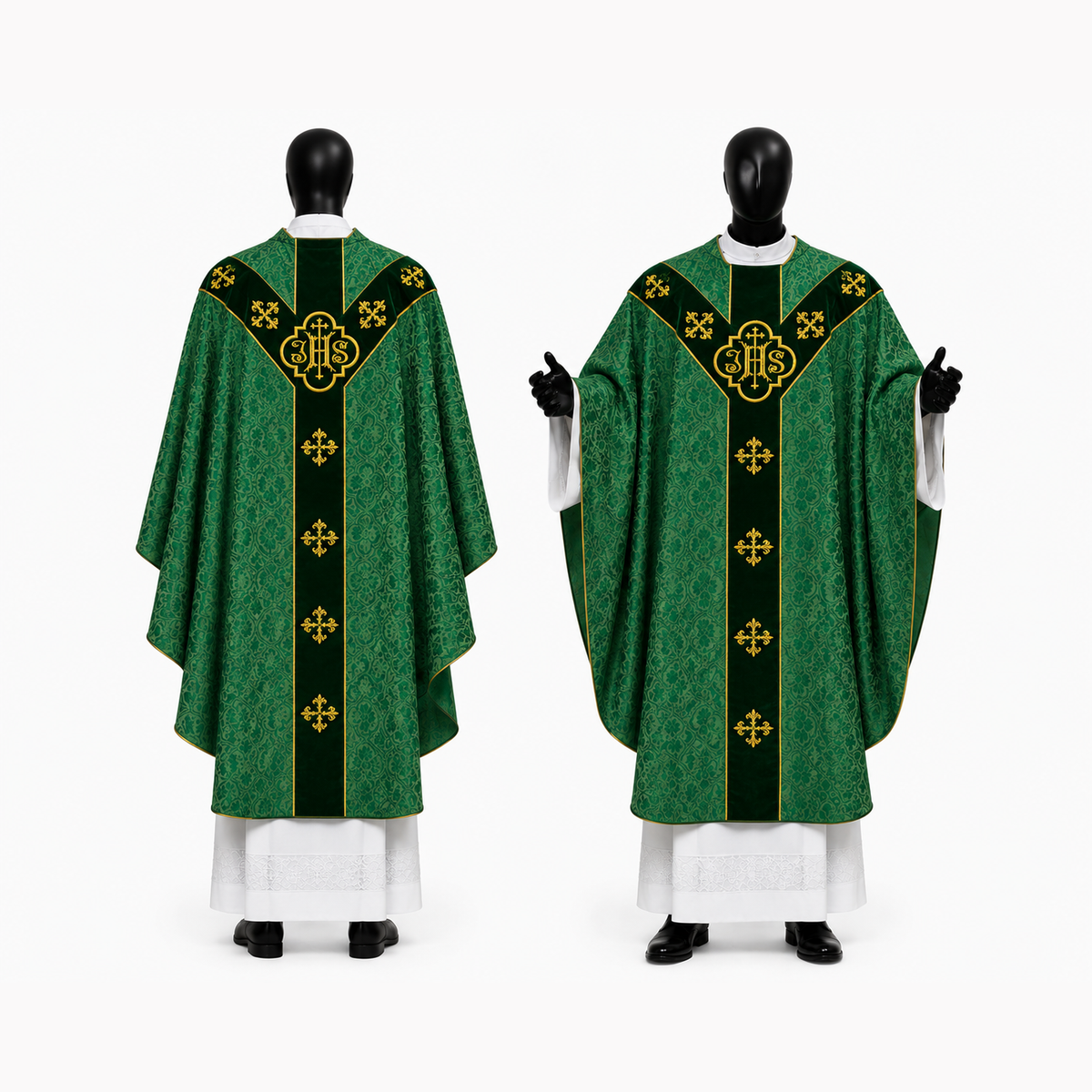 Semi-Gothic Chasuble Green