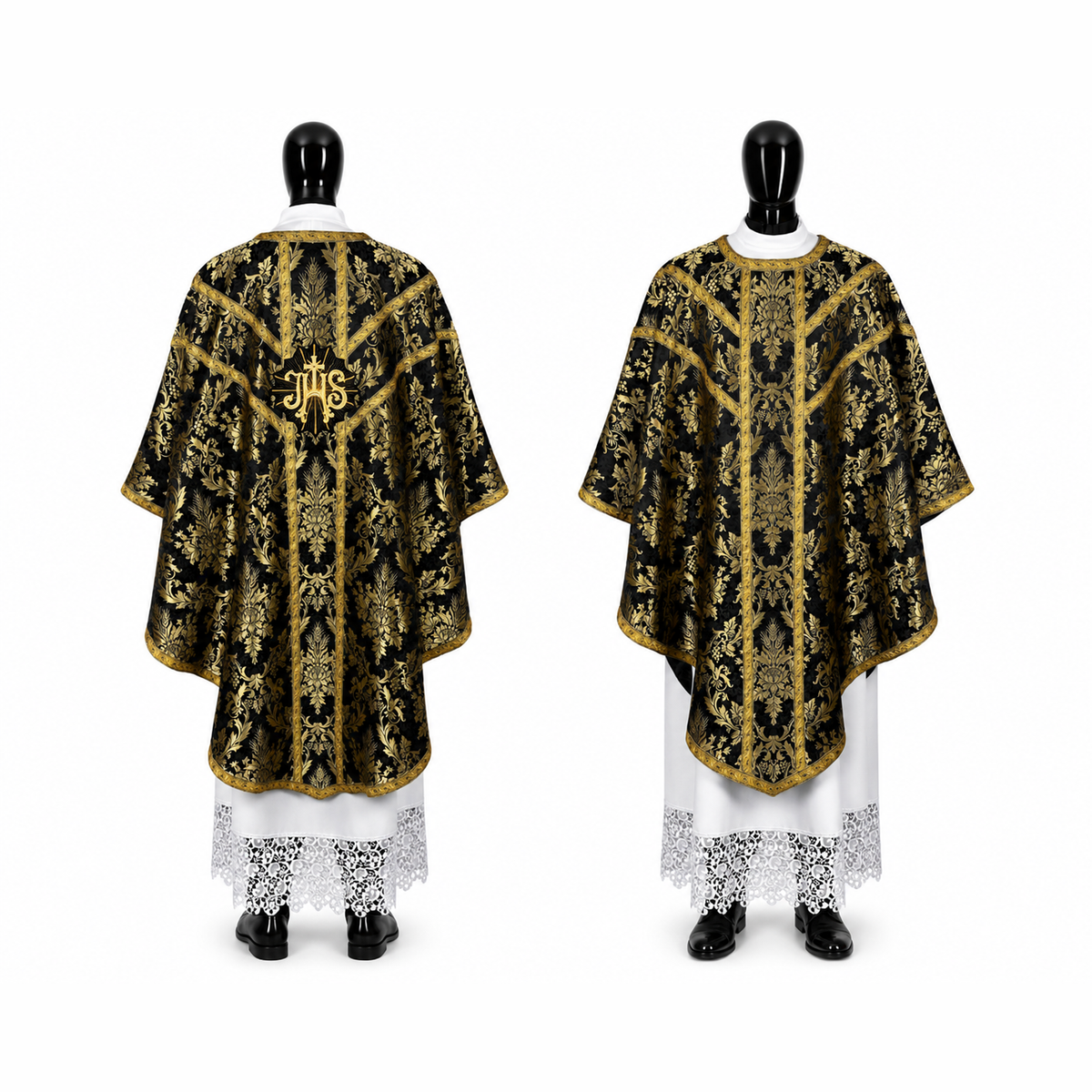 Semi-Gothic Chasuble, Black