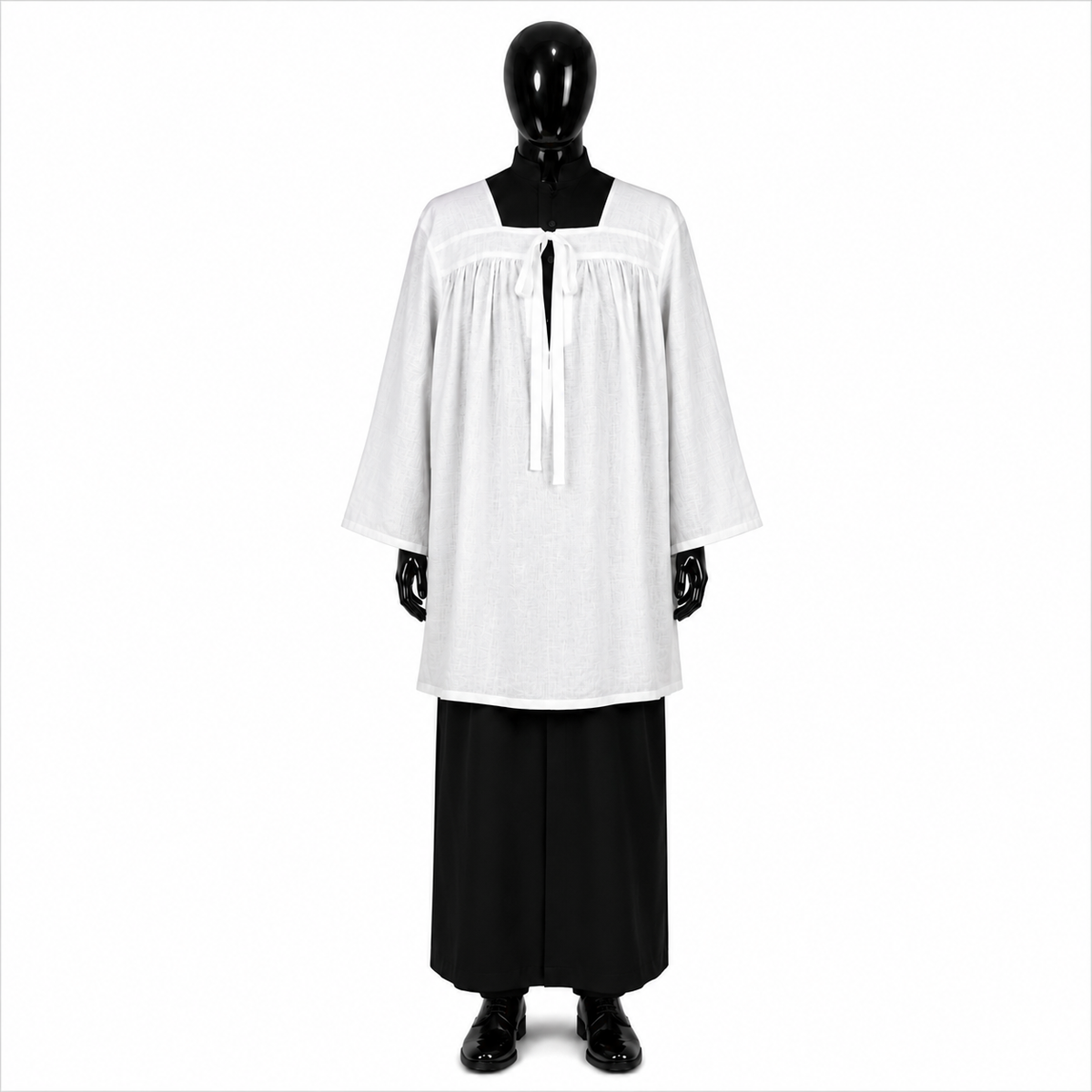 Linen surplice with ties KM01-016