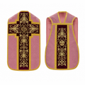 Roman Chasuble with Cross Pink
