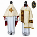 Welon liturgiczny brokatowy haftowany – WLKRB-001