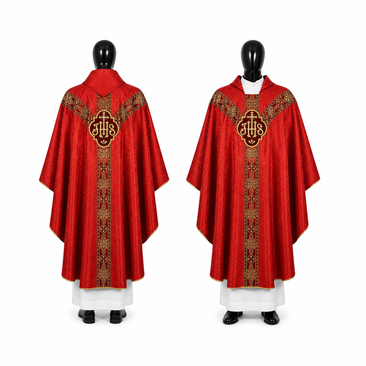 Semi-Gothic Chasuble, Red