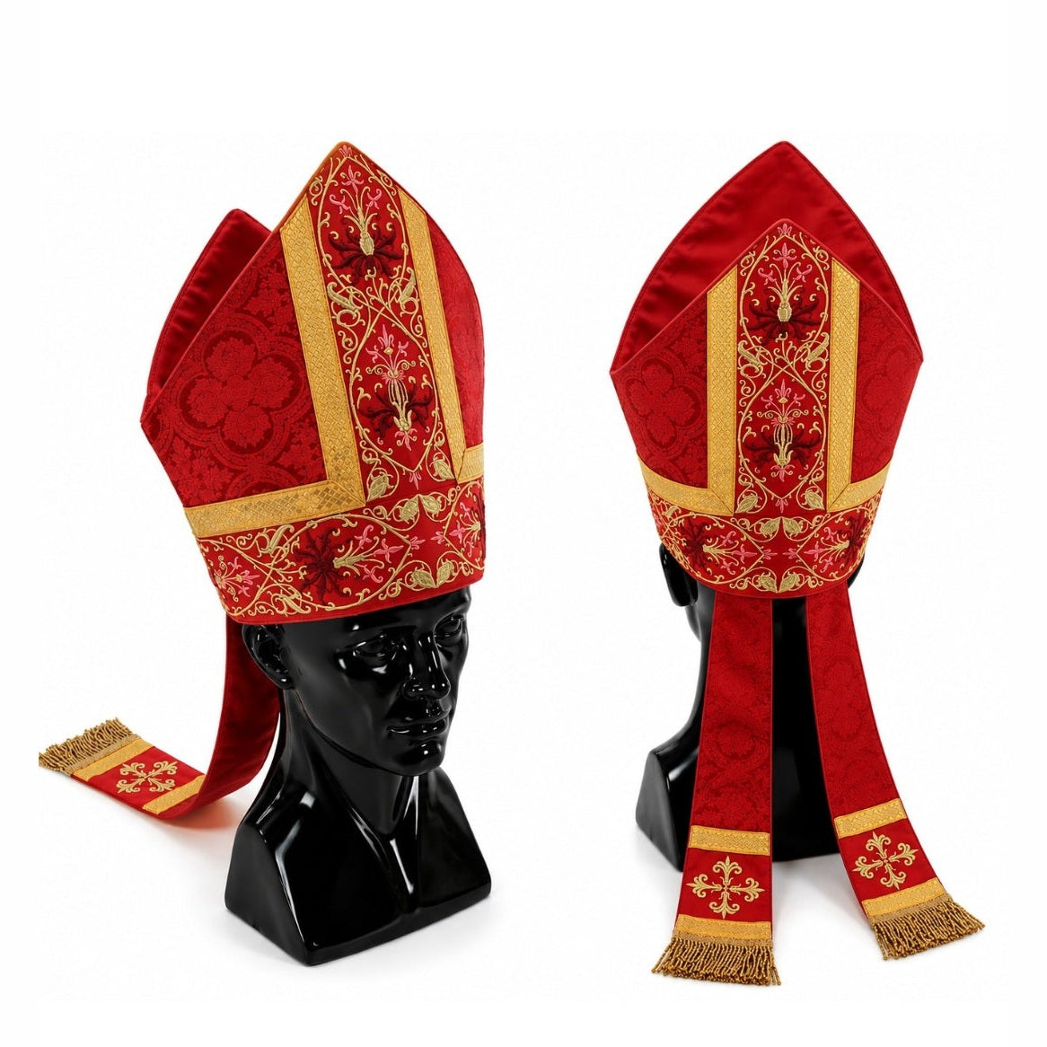 Liturgical Mitre Red