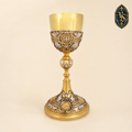 Kielich mszalny złocony, bogato zdobiony 27 cm – KSCM-017