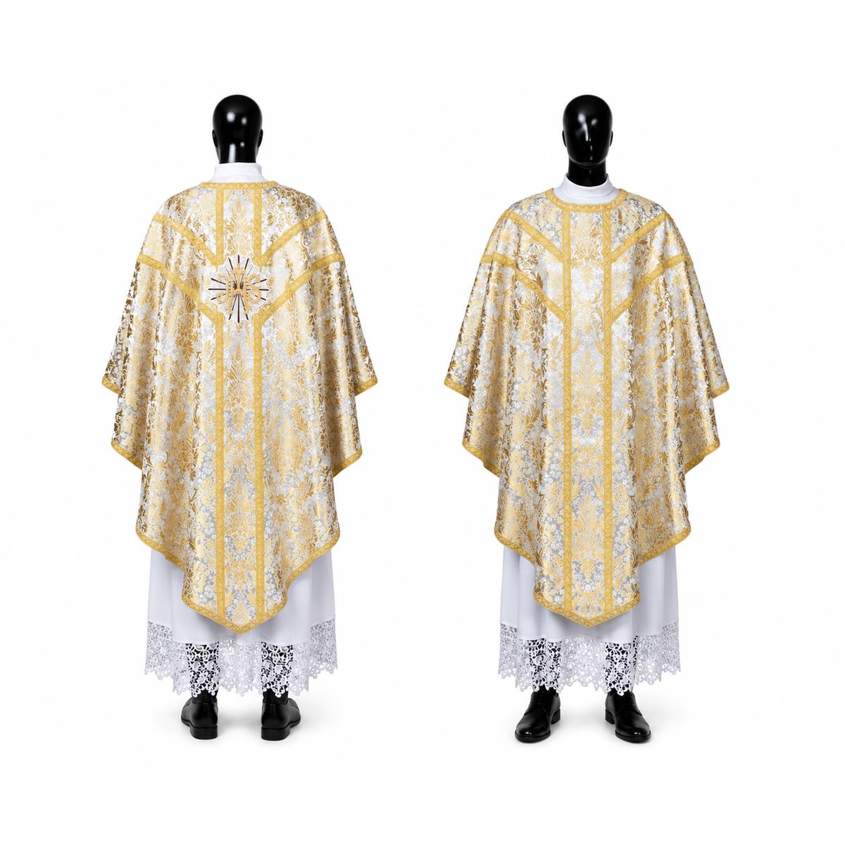 Semi-Gothic Chasuble, White