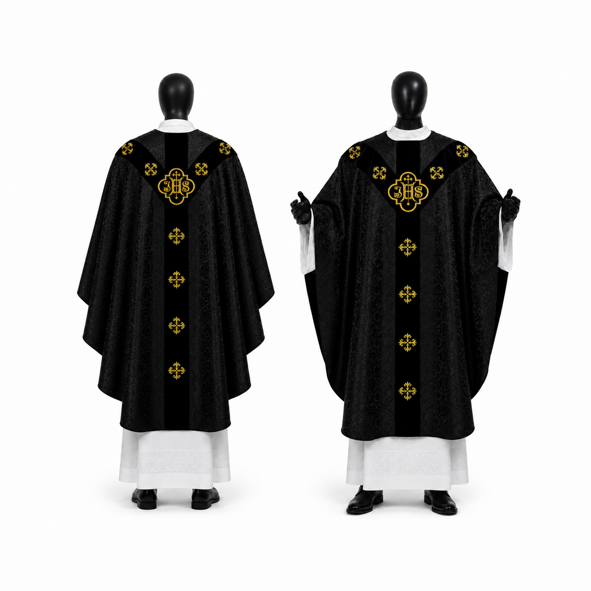 Semi-Gothic Chasuble, Black