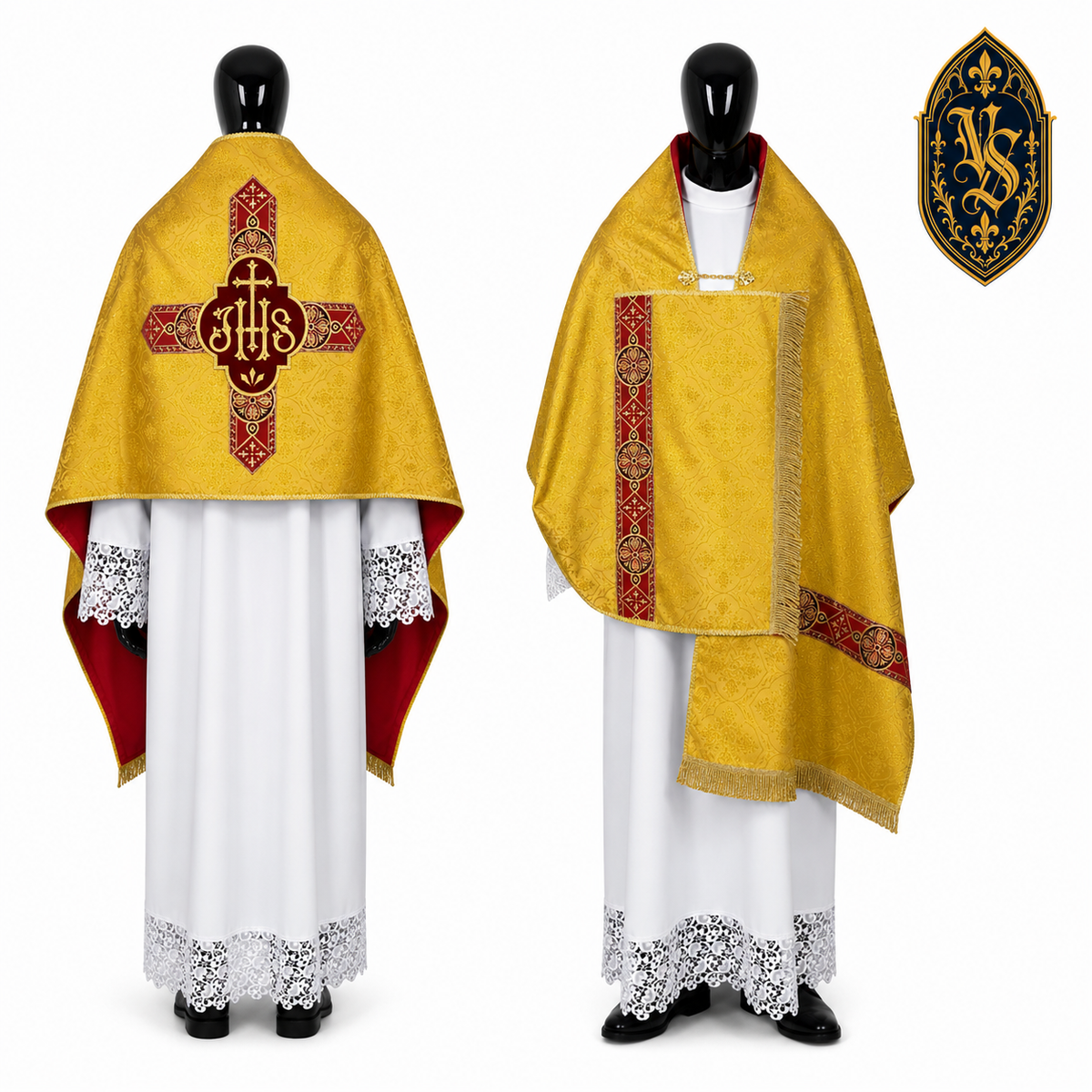 Welon liturgiczny złoty IHS – WLKRB-003