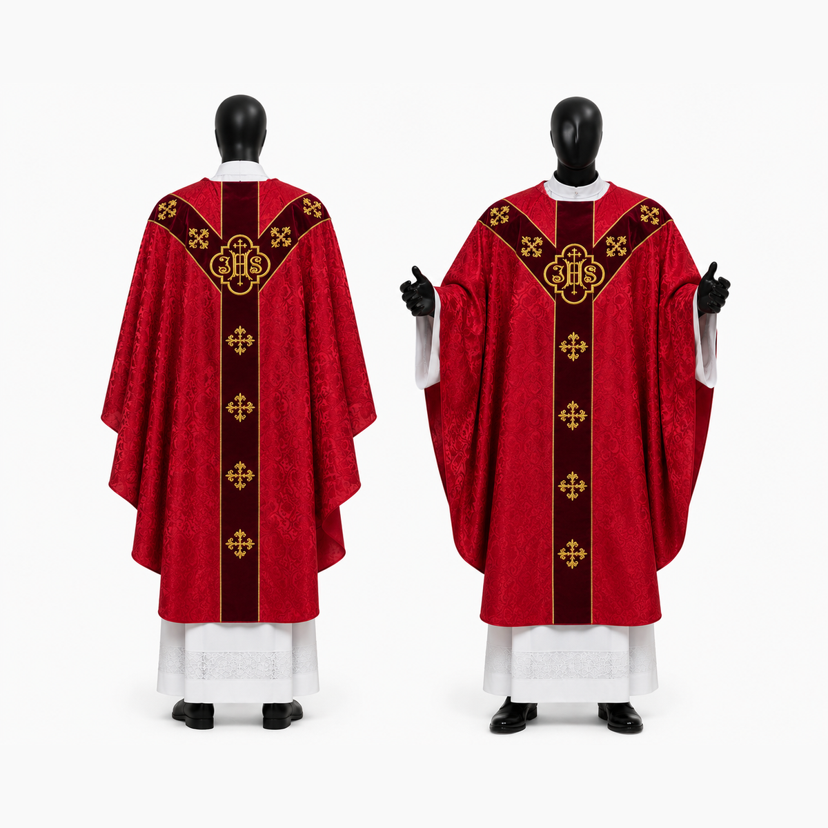 Semi-Gothic Chasuble, Red