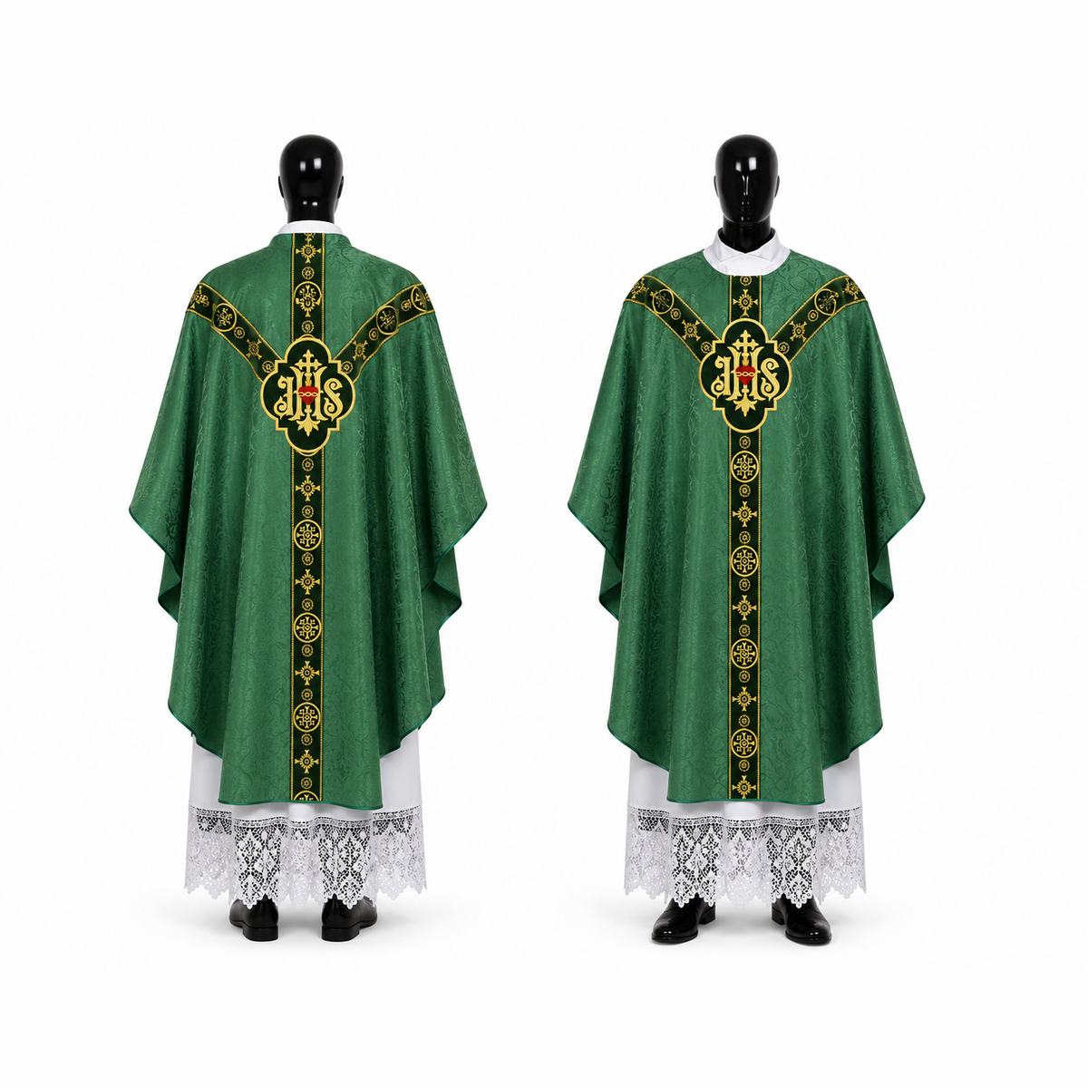 Semi-Gothic Chasuble Green