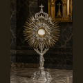 Monstrancja „Triumphus Caeli” – 70 cm, bicolor, pozłacana, SCM-004