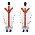 White Semi-Gothic Chasuble