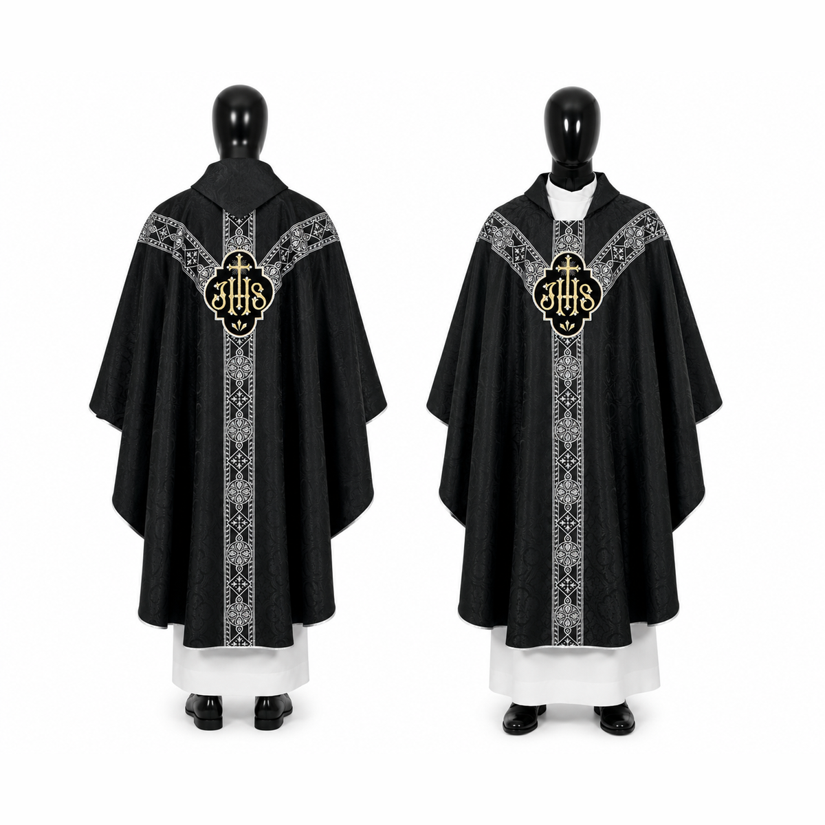 Semi-Gothic Chasuble Black