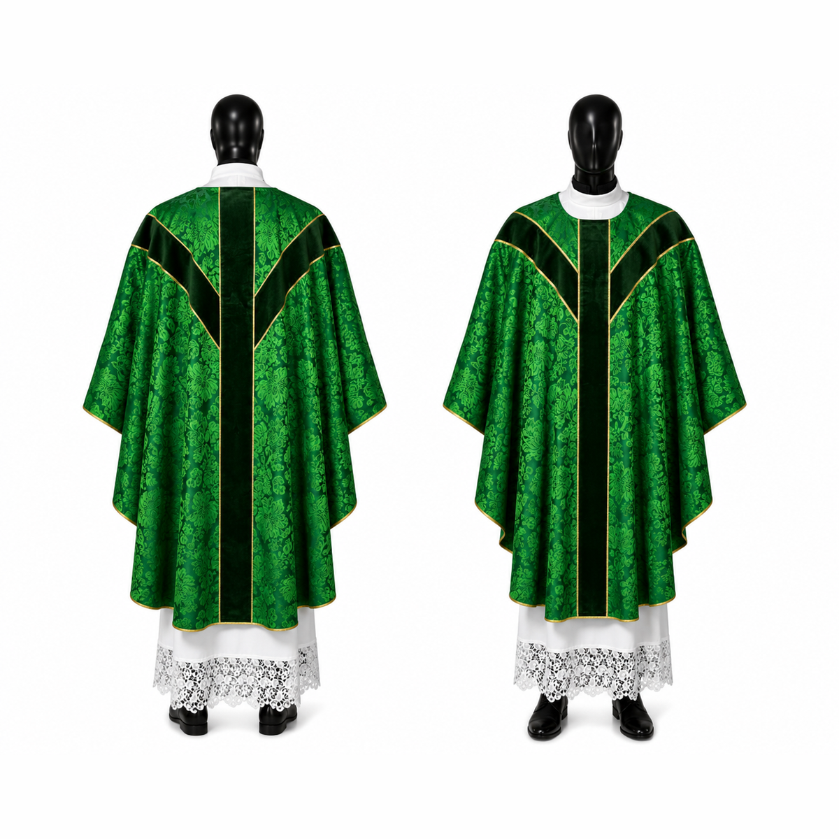 Semi-Gothic Chasuble Green