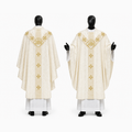 Semi-Gothic Cream Chasuble