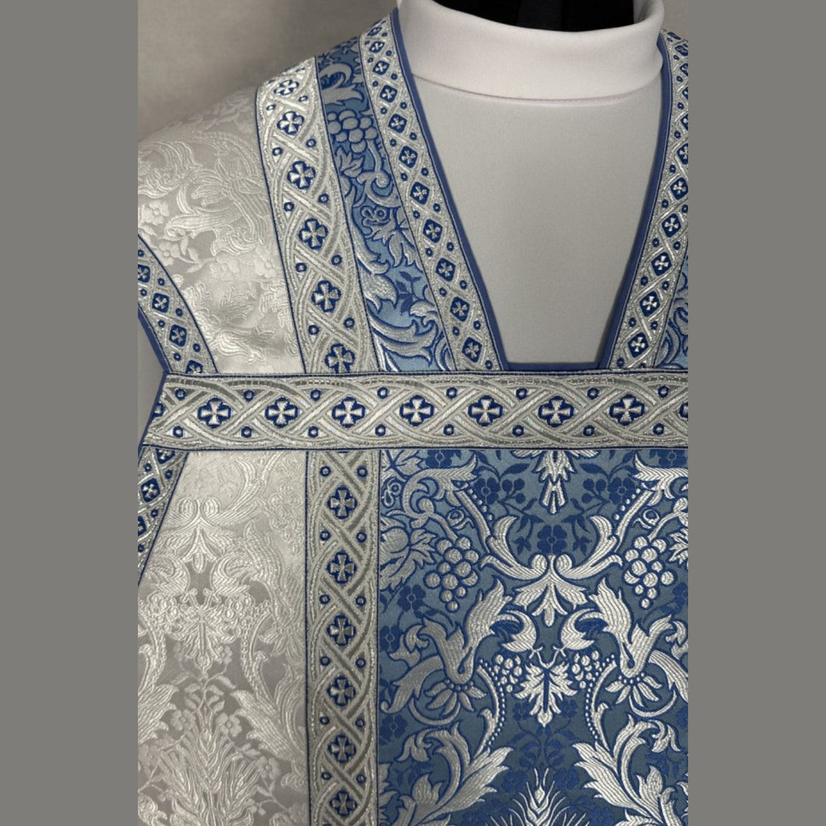 Roman chasuble with a Marian cross