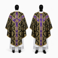 Semi-Gothic Chasuble Black / Violet