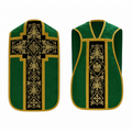 Roman Chasuble with Green Cross