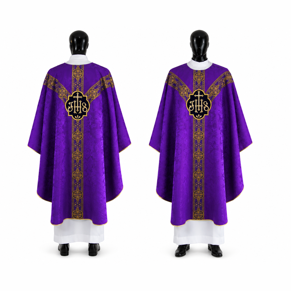 Semi-Gothic Chasuble, Violet