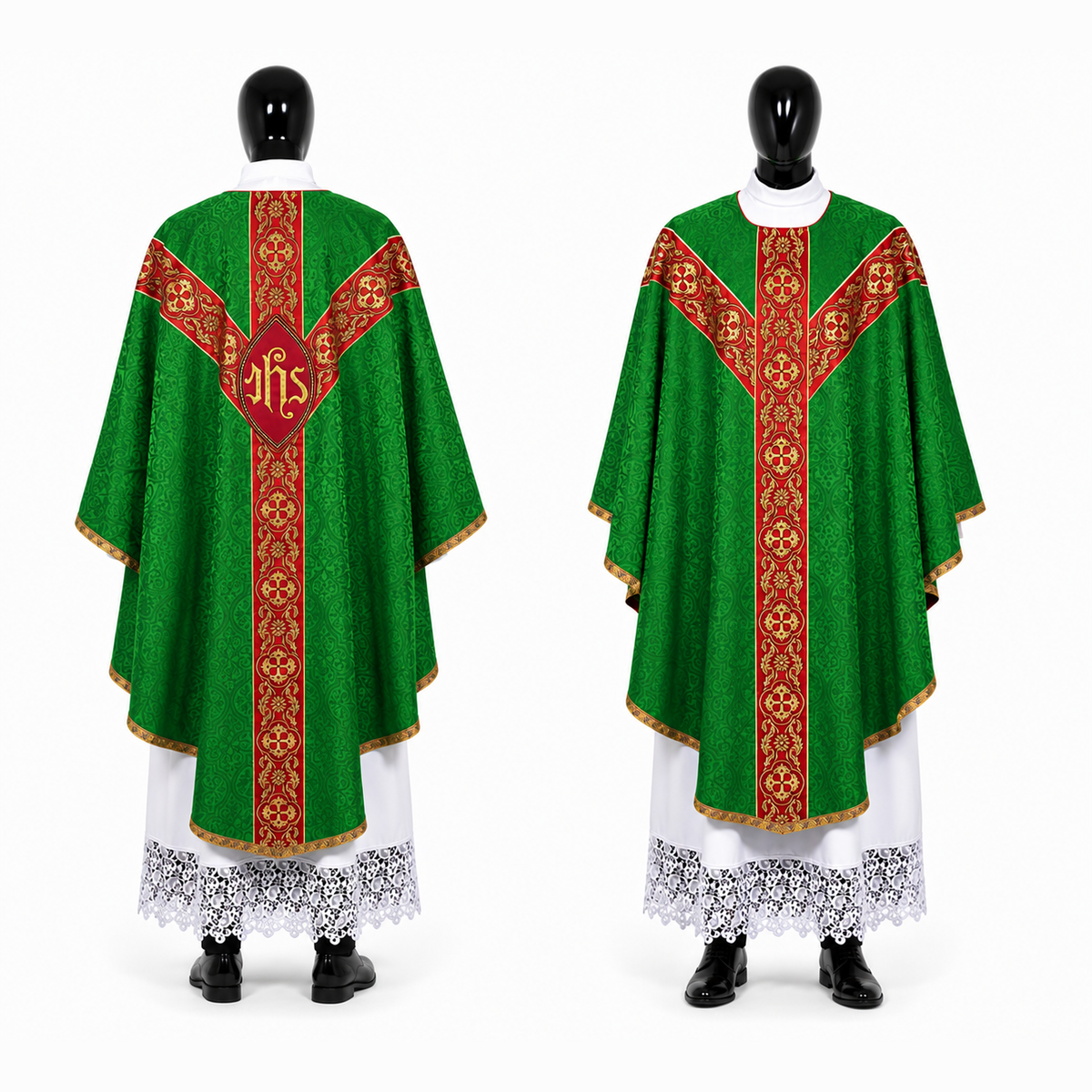 Semi-Gothic Chasuble Green
