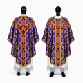 Semi-Gothic Chasuble Violet and Red