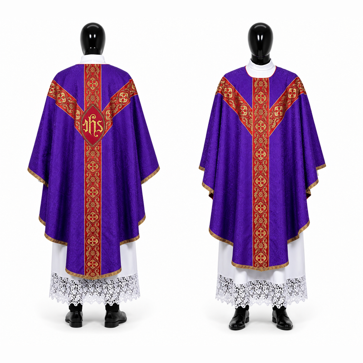 Semi-Gothic Chasuble Purple
