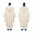 Semi-Gothic Chasuble, Cream
