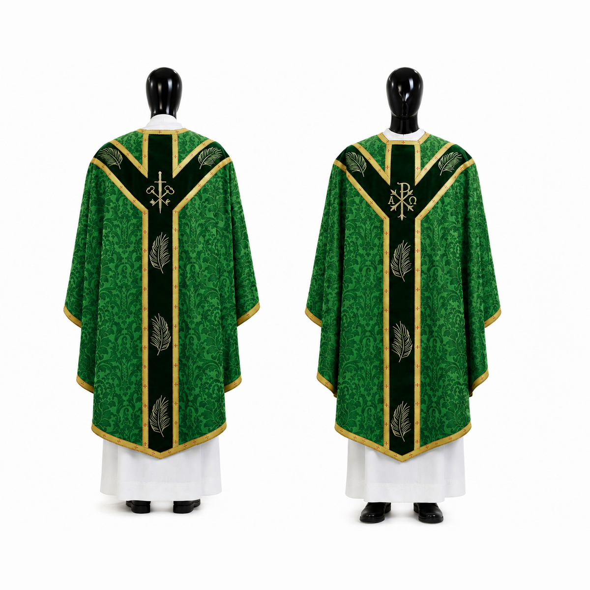 Semi-Gothic Chasuble Green