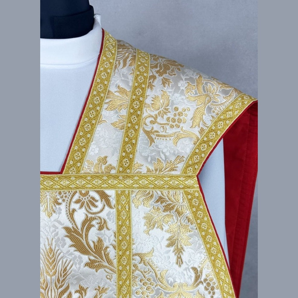 Roman Chasuble White