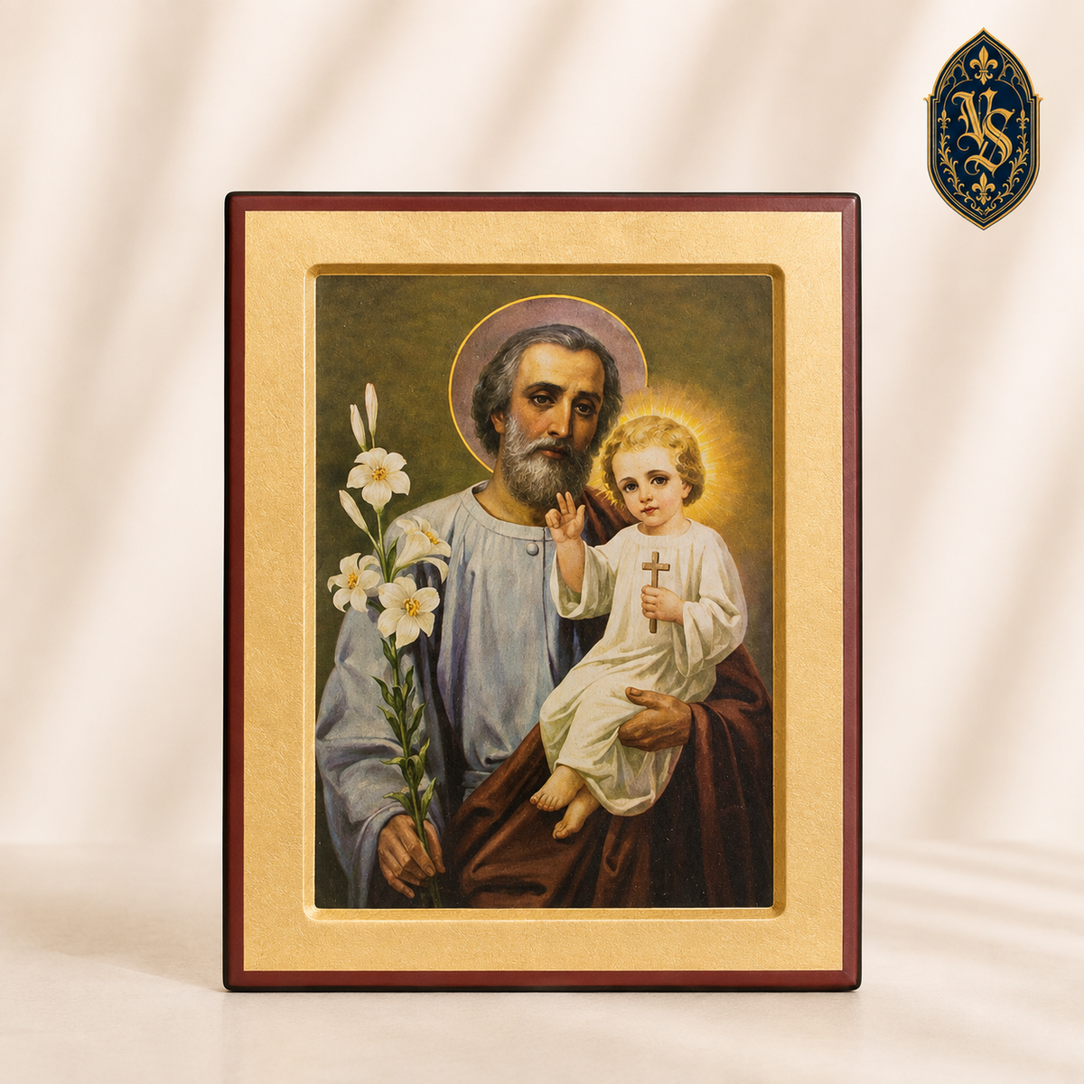 Ikona Świętego Józefa z Dzieciątkiem Jezus – ISCM-006
