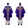 Semi-Gothic Chasuble, Purple