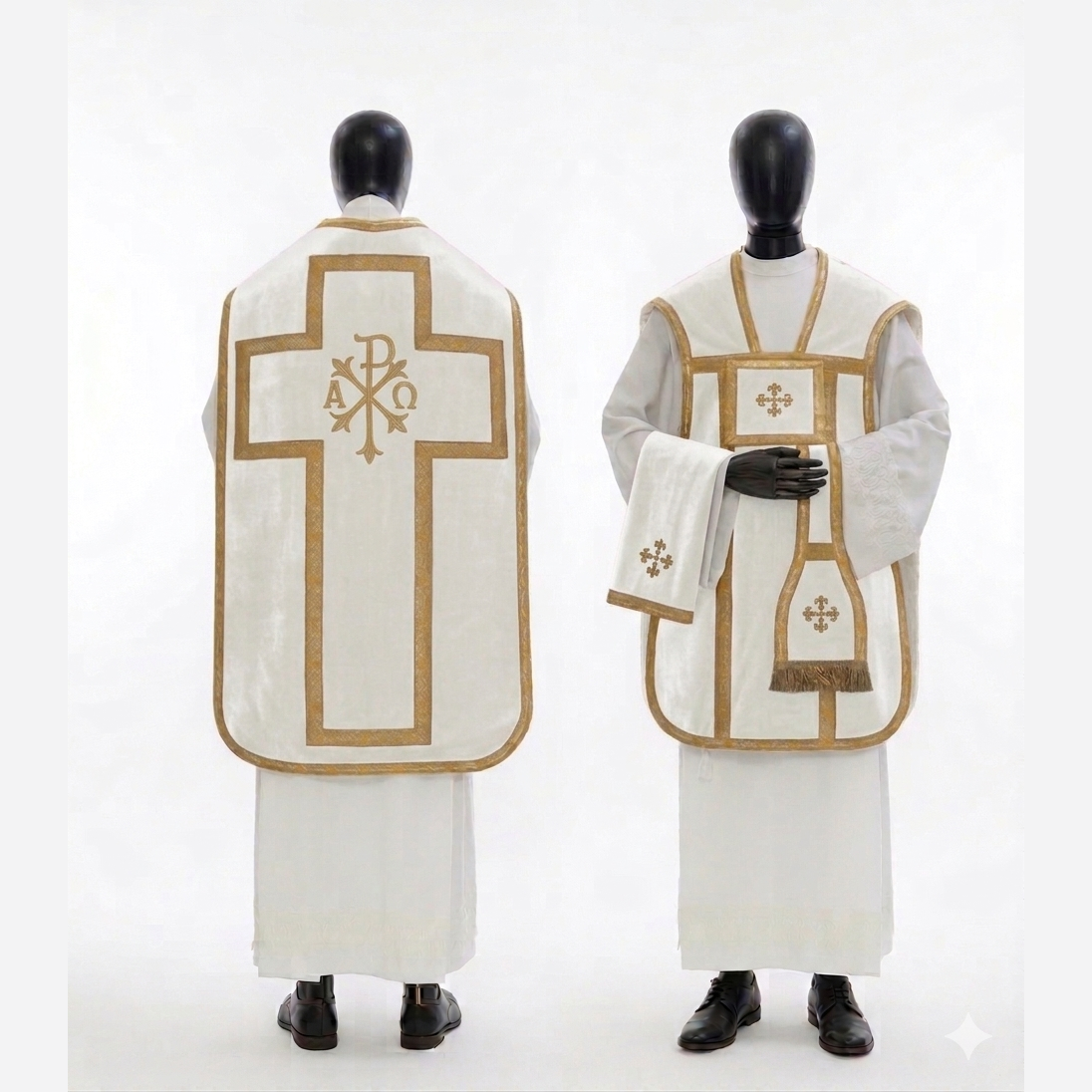 Roman Chasuble, White