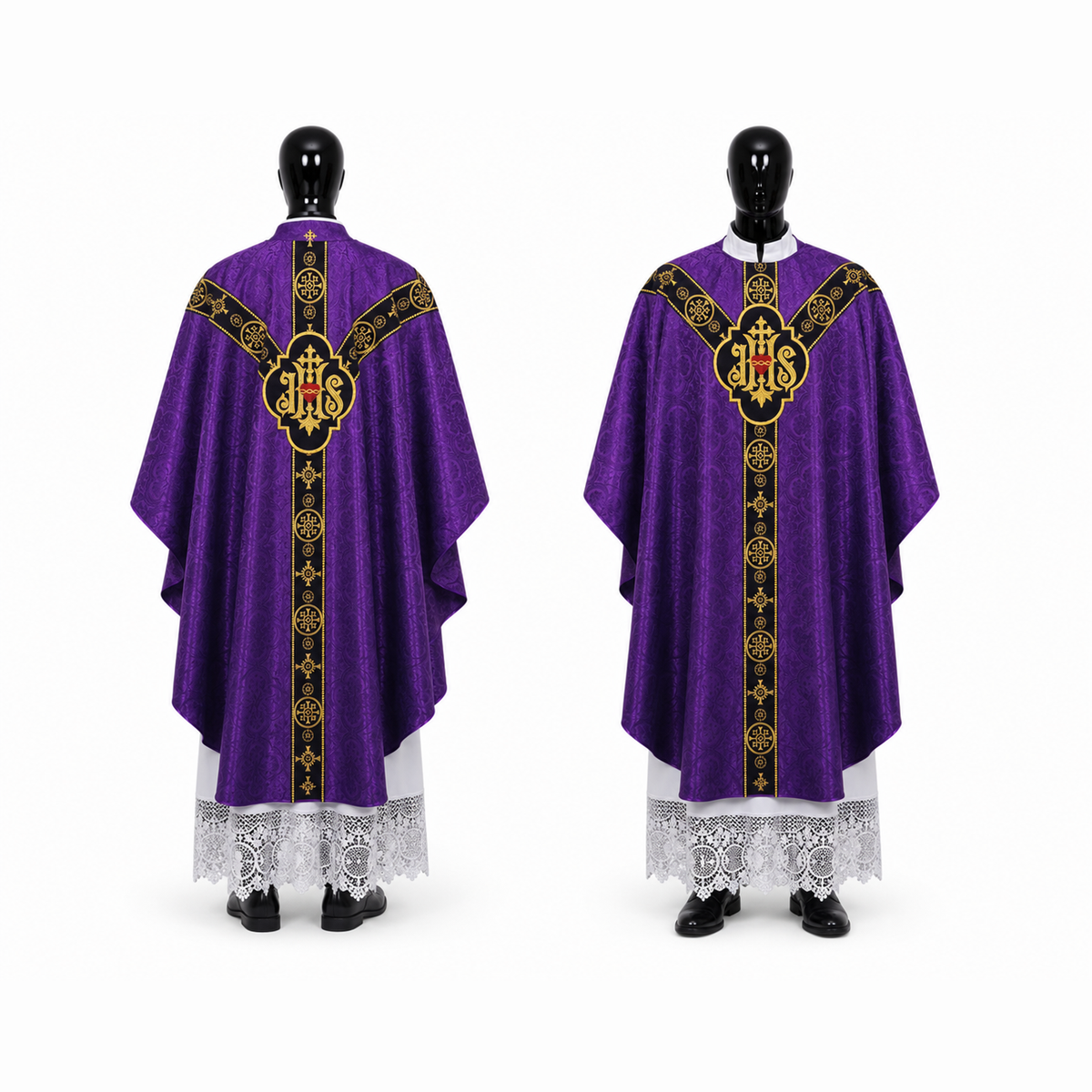 Semi-Gothic Chasuble, Violet