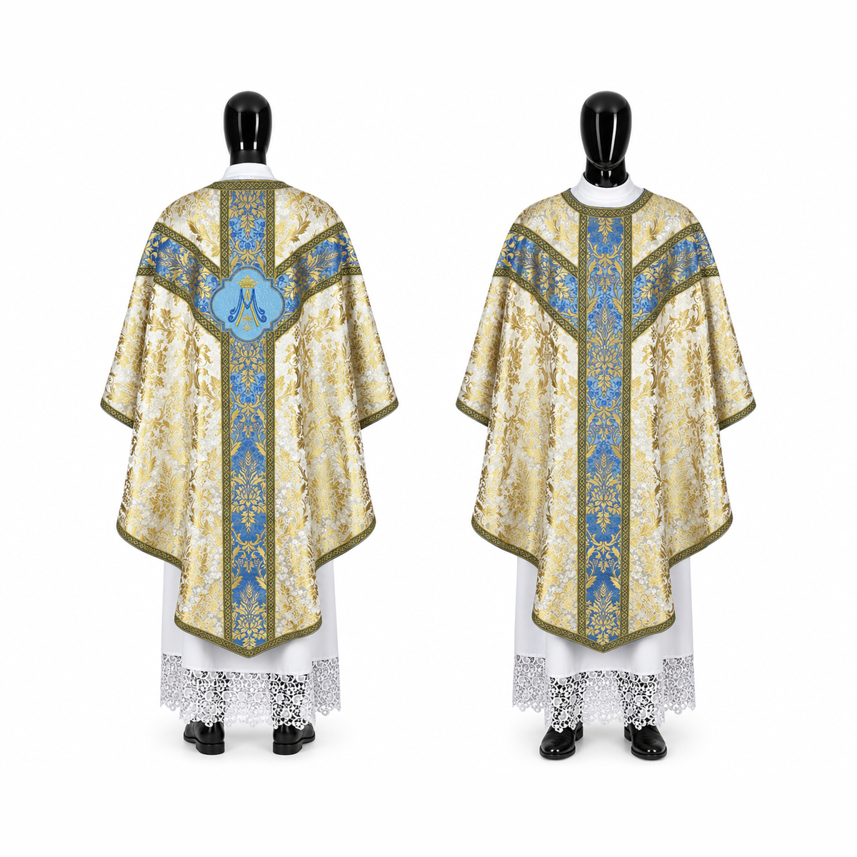 Marian semi-Gothic chasuble