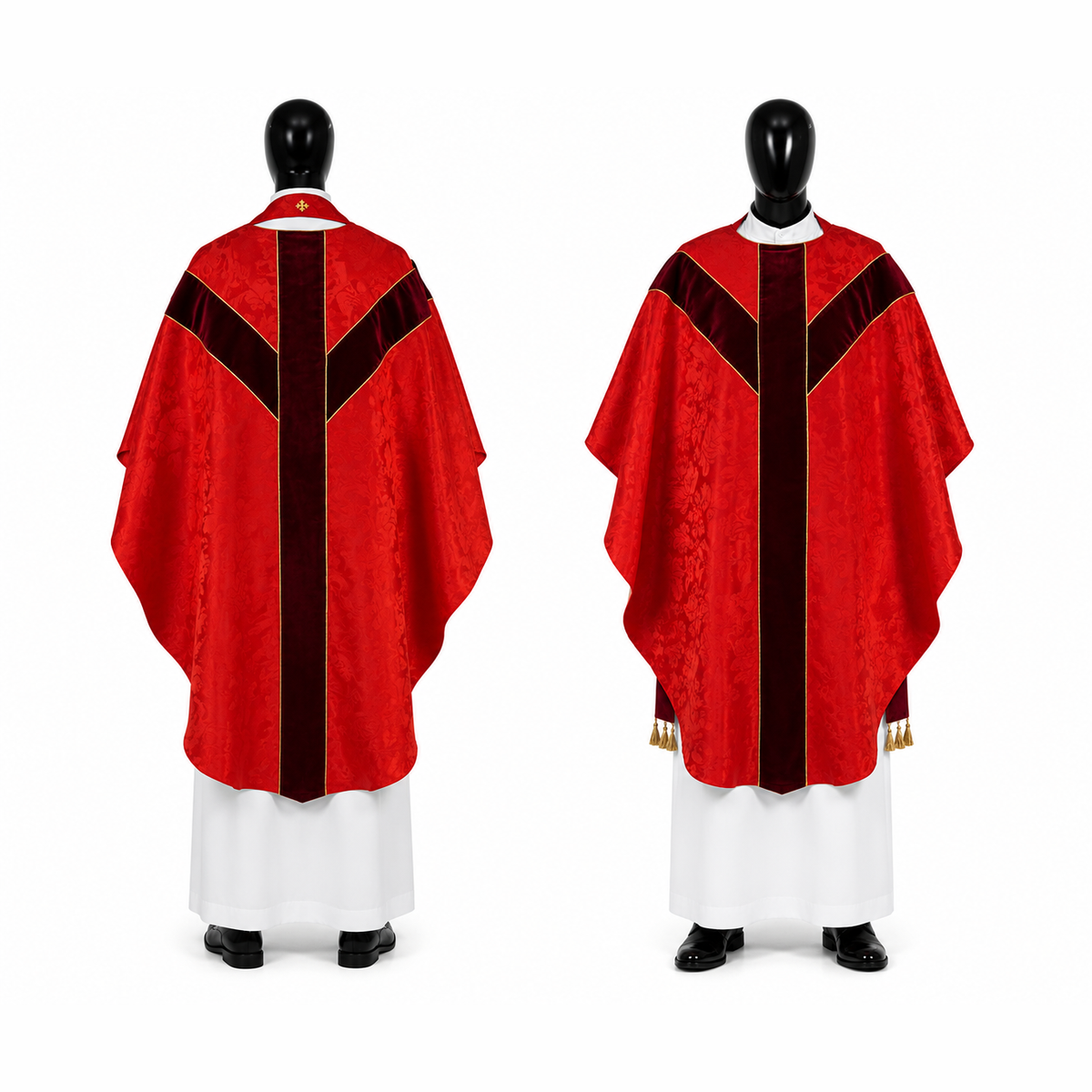 Semi-Gothic Chasuble, Red